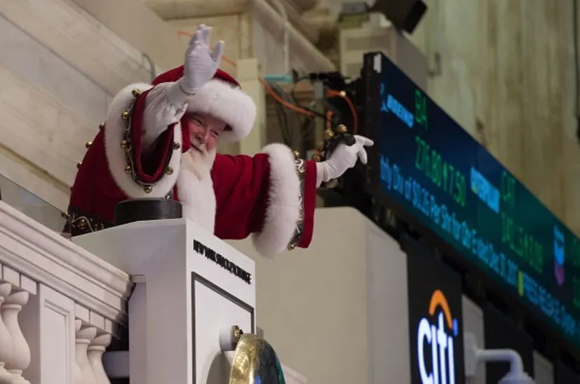 Santa ,Claus , Stock ,Market